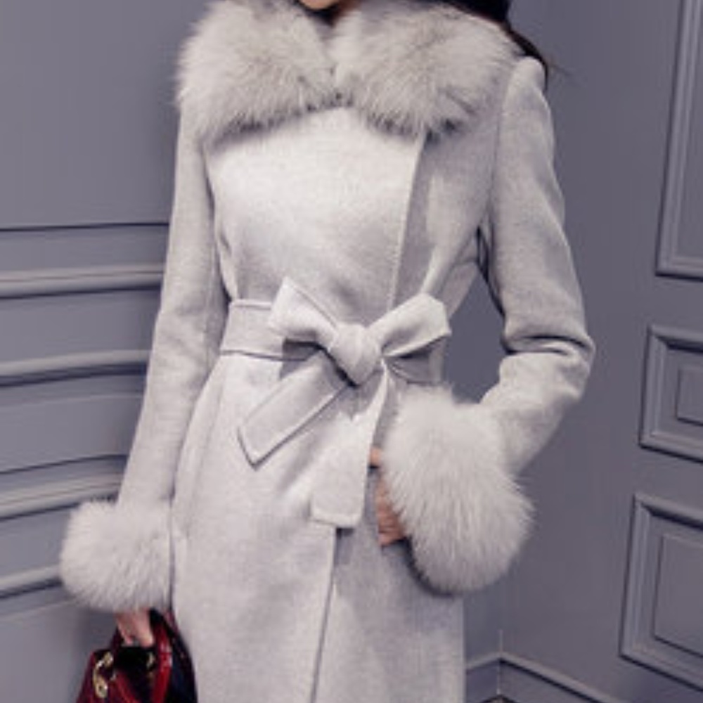 StyleWe Fluffy Lapel Shift Coat